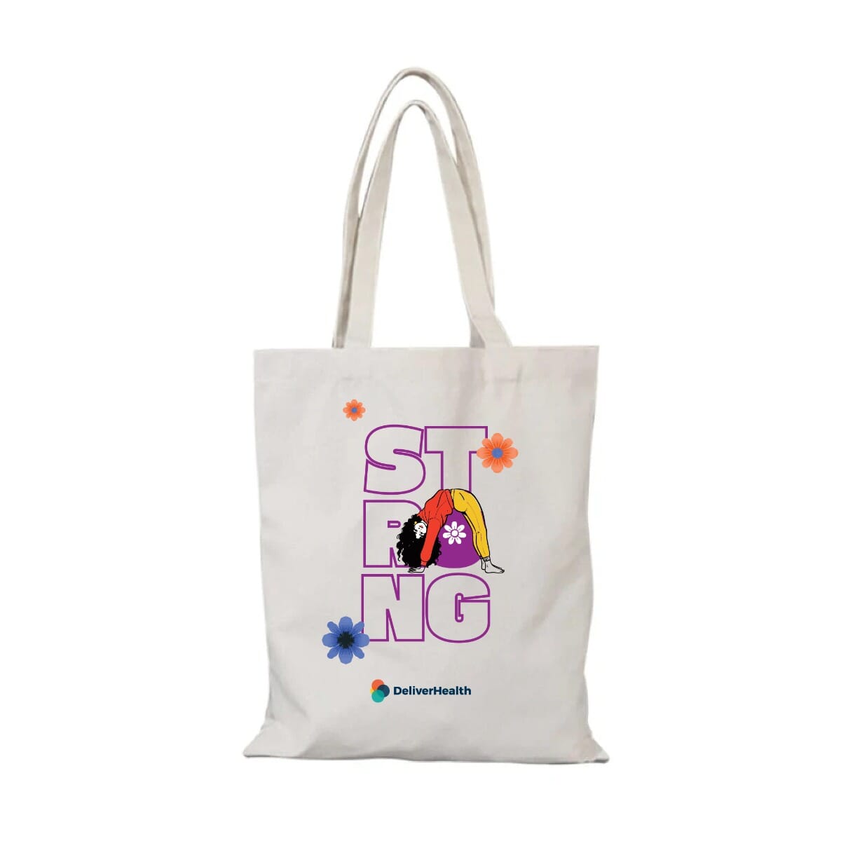 Strong Women Tote Bag - White